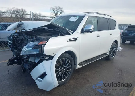 2023 Nissan Armada Platinum 4Wd из США, поврежденный, VIN JN8AY2DBXP9837207